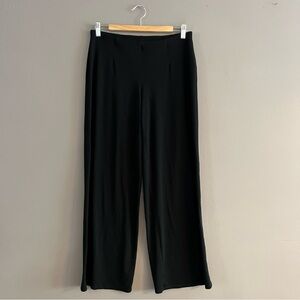 J. Jill Pants Womens Wearever Collection Full Leg Crop Stretch Black Sz PS